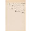 Image 2 : Emile Zola Autograph Letter Signed