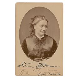 Clara Schumann Signed Photograph