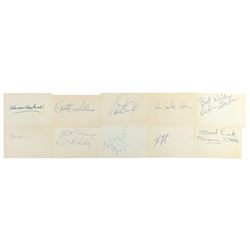 Jazz Greats Group of (60) Signatures