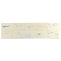 Jazz Greats Group of (60) Signatures