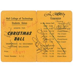 Cream Signed Ticket