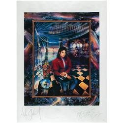 Michael Jackson Signed Serigraph Print