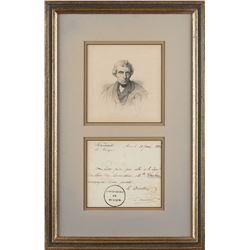 Luigi Cherubini Letter Signed