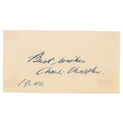 Charlie Chaplin Signature