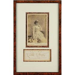 Lillie Langtry Signature