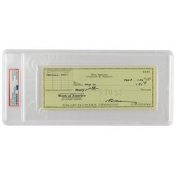 Rod Serling Signed Check