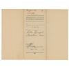 Image 2 : Ban Johnson and Jacob Ruppert Document Signed