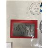 Image 2 : 1973 Canada First Day Cover With Sterling Silver Stamp, Curling