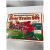 Image 2 : Vintage Battery Operate Electronic Musical Bear Train Set In Original Box