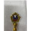 Image 2 : Vintage Brass And Enamel Bottle Opener