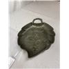 Image 2 : Kayserzinn Art Nouveau 4065 Pewter Leaf Candy Dish - Circa Early 1900s
