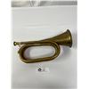 Image 1 : Vintage Military Copper And Brass Bugle With Mouth Piece