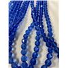 Image 2 : 2 Boxes Of Beads, Blue And Amethyst 8MM And 10MM, Good For Christmas Decorations Or Crafting