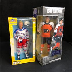 STARTING LINE-UP/ NHL PRO ZONE HOCKEY FIGURES LOT (W. GRETZKY/ E. LINDROS)