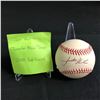 Image 1 : JON HARRIS SIGNED BASEBALL