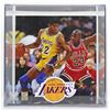 Image 2 : Magic Johnson Signed NBA Game Ball Series Basketball with High-Quality Display Case (Beckett COA)