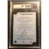Image 2 : 1995-96 BE A PLAYER #S97 WAYNE GRETZKY Signatures Die-Cut (KSA 8.5 MINT)