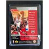 Image 2 : SP AUTHENTIC MICHAEL JORDAN "ERROR" BASKETBALL SAMPLE CARD (SEE BACK OF CARD)