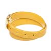 Image 5 : Louis Vuitton Yellow Epi Leather Skinny Classique Belt 85