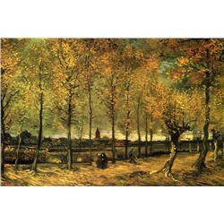 Van Gogh - Lane With Poplars
