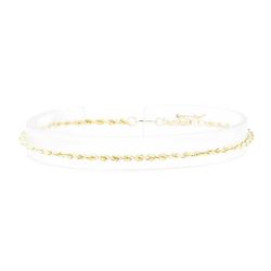 Beverly Hills Gold Rope Bracelet - 14KT Yellow Gold