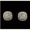 Image 1 : 2.20 ctw Diamond Earrings - 14KT White Gold