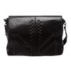 Image 1 : MCM M. Moment Black Leather Messenger Bag