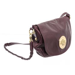 Mulberry Purple Leather Medium Shoulder Bag