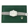 Image 2 : Rolex Mens 18k White Gold President Day-Date Silver Diamond Dial 36mm Wristwatch