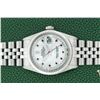 Image 2 : Rolex Mens Stainless Steel Mother Of Pearl Diamond & Ruby Datejust Wristwatch Wi