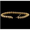 Image 3 : 2.74 ctw Diamond Bracelet - 14KT Yellow Gold