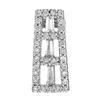 Image 1 : 14k White Gold  0.39CTW Diamond Pendant