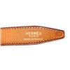 Image 6 : Hermes Vintage Black Brown Reversible Leather Gold Plated Skinny Belt
