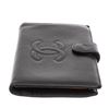Image 4 : Chanel Black Caviar Leather Timless French Purse Wallet