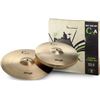 Image 1 : Stagg CXA-SET Brass Starter Cymbal Set with 13-Inch Hi-Hats and 16-Inch Crash Cymbal