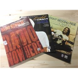 Sheet Music - Radio Nowhere, Barefoot and Crazy, Eight Second Ride