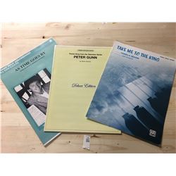 Sheet Music - Take Me to the King, Theme Song from TV Show Peter Gunn, As Time Goes By