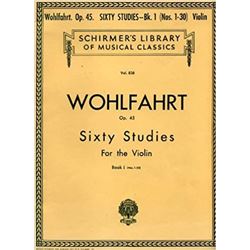 Schirmer's Library of Musical Classics Sixty Studies for Violin