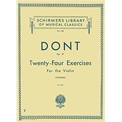 Schirmer's Library of Musical Classics Twenty Four Exercises