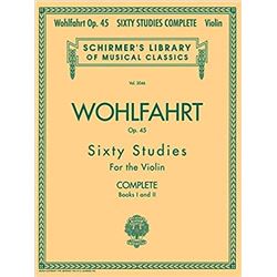 Schirmer's Library of Musical Classics Sixty Studies for Violin