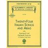 Image 1 : Schirmer's Library of Musical Classics Twenty Four Italian Songs and Arias