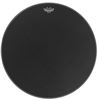 Image 1 : REMO 24" POWERSTROKE P3 BLACK SUEDE BASS DRUM HEAD  Model # P3-1824-ES