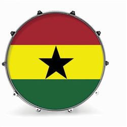 Evans 22'' GRAPHIC REGGAE Resonant Drum Heads 22" | Product code: INK22GRPREGG