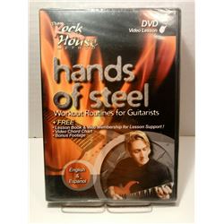 Hands of Steel Workout Routines for Guitarists DVD by The Rock House Method- New