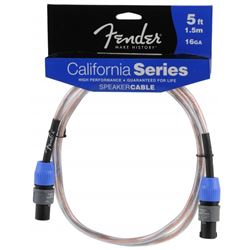 Fender California Clear 5ft 1.5m speakon / speakon speaker cable
