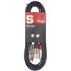 Image 1 : Stagg 10-Feet Twin Cable, Male XLR/Male RCA
