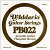 Image 1 : PB022 Phosphor Bronze Wound Acoustic Guitar String .022 PACK OF 5