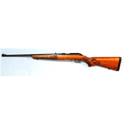 Ruger American Farmer Ed. .22 WMR, bolt w/clip, fancy carved wood, sn: AFM-00370, unfired, original 