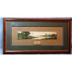 1911 Buford Mercantile Calendar, Virginia City, MT, framed