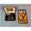 Image 1 : Schrade 2003 and 04 Fed. Duck Stamp pocket knife and money clip, in wood case and FFA Comm. Pocket k